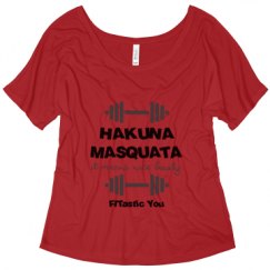 Ladies Flowy Slouchy Tee