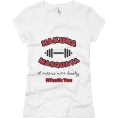 Ladies Slim Fit Basic Promo Jersey Tee