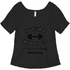 Ladies Flowy Slouchy Tee