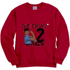 Unisex Film and Foil Crewneck Sweatshirt