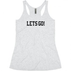 Ladies Slim Fit Super Soft Racerback Triblend Tank