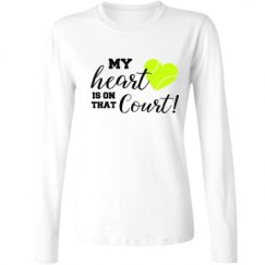 Ladies Relaxed Fit Basic Long Sleeve Tee