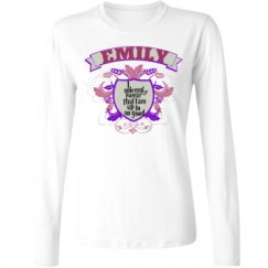 Ladies Relaxed Fit Basic Long Sleeve Tee