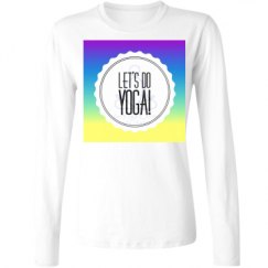 Ladies Relaxed Fit Basic Long Sleeve Tee