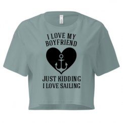 Ladies Festival Cali Crop Top Tee