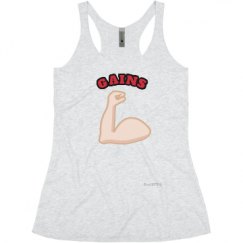 Ladies Slim Fit Super Soft Racerback Triblend Tank