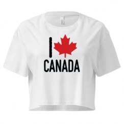 Ladies Festival Cali Crop Top Tee