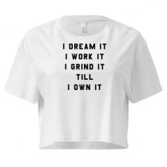 Ladies Festival Cali Crop Top Tee