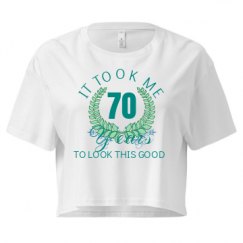 Ladies Festival Cali Crop Top Tee