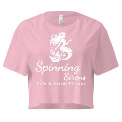 Spinning Sirens Basic Crop Top Pink