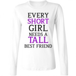 Ladies Relaxed Fit Basic Long Sleeve Tee