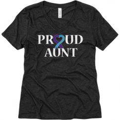 Ladies Relaxed Fit Super Soft Triblend V-Neck Tee