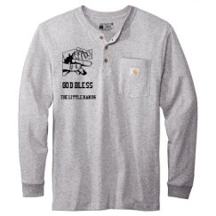 Unisex Carhartt Long Sleeve Henley Tee