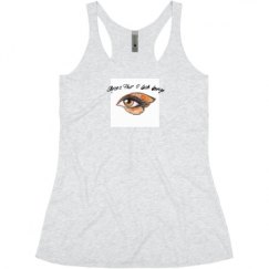 Ladies Slim Fit Super Soft Racerback Triblend Tank