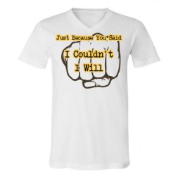 Unisex V-Neck Jersey Tee