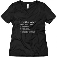 Ladies Relaxed Fit V-Neck Tee