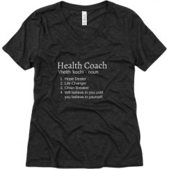 Ladies Relaxed Fit Super Soft Triblend V-Neck Tee