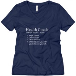 Ladies Relaxed Fit V-Neck Tee