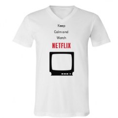 Unisex V-Neck Jersey Tee