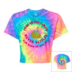 DONDIFITNESS TYE DYE CROP SHIRT