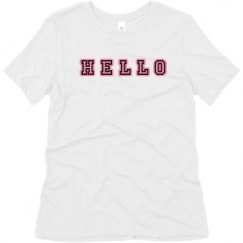 Ladies Relaxed Fit Super Soft Triblend Tee