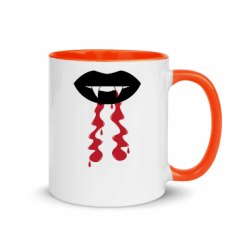 11oz Ceramic Mug with Color Inside