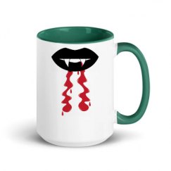 15oz Ceramic Mug with Color Inside