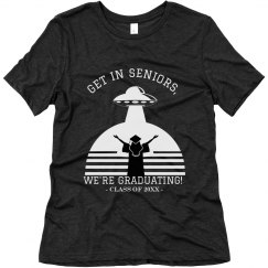 Senior Graduation Alien UFO Custom Year Tee