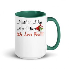 15oz Ceramic Mug with Color Inside