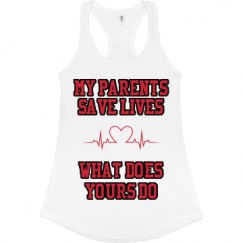 Ladies Slim Fit Racerback Tank Top