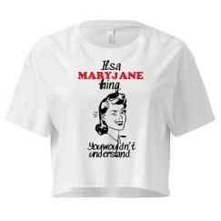 Ladies Festival Cali Crop Top Tee