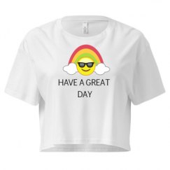 Ladies Festival Cali Crop Top Tee