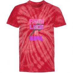 Youth Tie-Dye Cyclone Pinwheel Tee