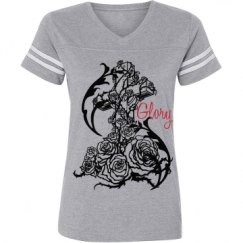 Ladies Relaxed Fit Vintage Sports Tee