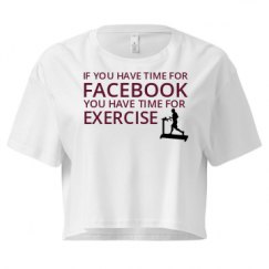 Ladies Festival Cali Crop Top Tee