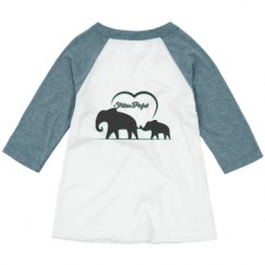 Toddler 3/4 Sleeve Raglan Tee
