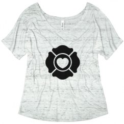 Ladies Flowy Slouchy Tee