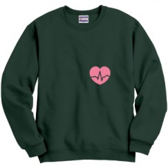 Unisex Film and Foil Crewneck Sweatshirt