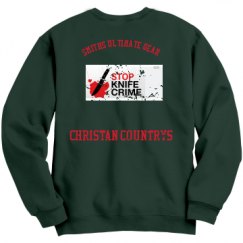 Unisex Film and Foil Crewneck Sweatshirt