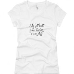 Ladies Slim Fit Basic Promo Jersey Tee