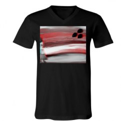 Unisex V-Neck Jersey Tee