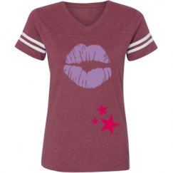 Ladies Relaxed Fit Vintage Sports Tee