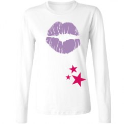 Ladies Relaxed Fit Basic Long Sleeve Tee