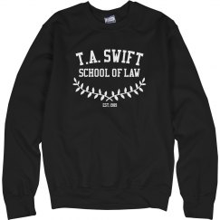 TS Law School Crew Sweatshirt - Maroon