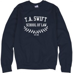 TS Law School Crew Sweatshirt - Navy