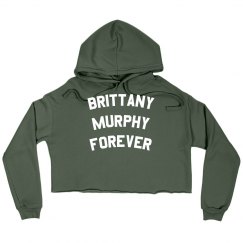BRITTANY MURPHY FOREVER Crop Hoodie