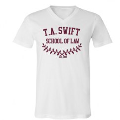 Unisex V-Neck Jersey Tee