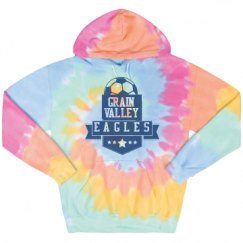 Unisex Tie-Dye Fleece Hoodie