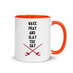 11oz Ceramic Mug with Color Inside