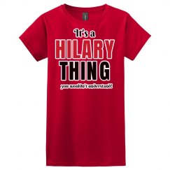 It's a Hilary thing